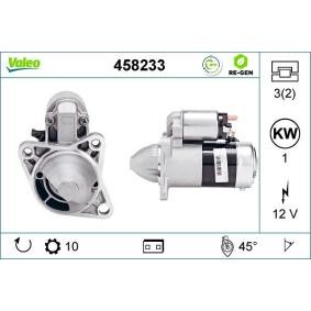 Köp Startmotor av VALEO 458233 till det låga priset 7353,17 kr