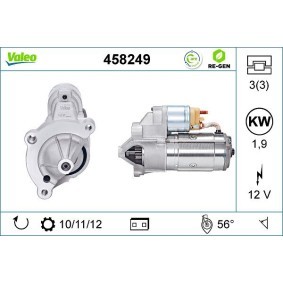 Köp Startmotor av VALEO 458249 till det låga priset 1988,55 kr