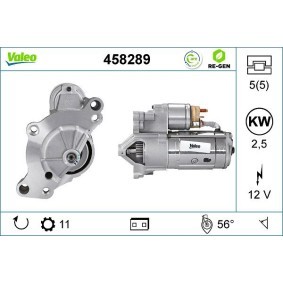 Köp Startmotor av VALEO 458289 till det låga priset 2726,31 kr