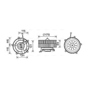 Osta Sähkömoottori, sisätilanpuhallin AVA COOLING SYSTEMS:llä BW8478 edullisesti hintaan 166,13 €