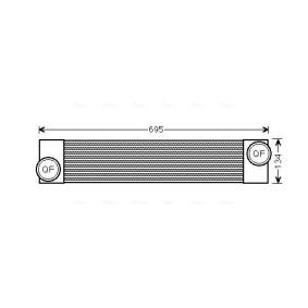 Kjøp Intercooler av AVA COOLING SYSTEMS BWA4375 til den lave prisen 4010,31 NOK