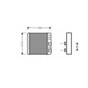 Osta AVA COOLING SYSTEMS Lämmityslaitteen kenno netistä B3 Cabriolet (E46)-mallille edulliseen hintaan