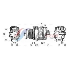 Acquista Compressore aria condizionata da AVA COOLING SYSTEMS BWAK332 a buon mercato per soli 484,99 €