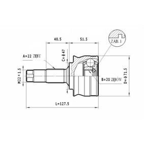 Automatikgetriebe, Ölfilter des Herstellers STATIM - Originalware Artikelnummer: C.001