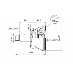 Comprar Juego de articulación, árbol de transmisión de STATIM C.009 a bajo precio de 21,77 €