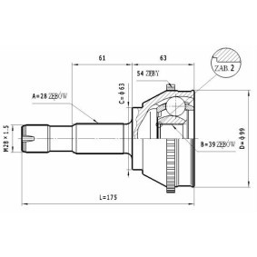 Automatikgetriebe, Ölfilter des Herstellers STATIM - Originalware Artikelnummer: C.127