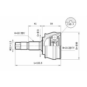 Comprar Juego de articulación, árbol de transmisión de STATIM C.136 a bajo precio de 21,73 €