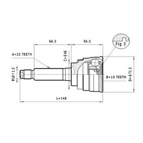 Comprar Juego de articulación, árbol de transmisión de STATIM C.145 a bajo precio de 16,63 €