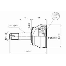 Comprar Juego de articulación, árbol de transmisión de STATIM C.167 a bajo precio de 11,21 €