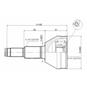 Achetez des Jeu de joints, arbre de transmission STATIM C.249 à prix pour 35,81 €