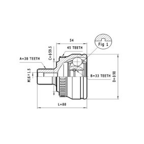Comprar Juego de articulación, árbol de transmisión de STATIM C.291 a bajo precio de 26,74 €