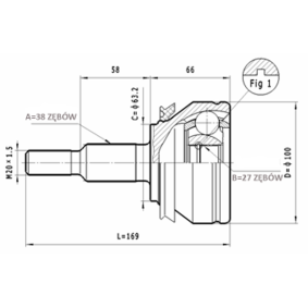 Comprar Juego de articulación, árbol de transmisión de STATIM C.294 a bajo precio de 30,26 €