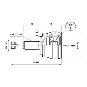 Achetez des Jeu de joints, arbre de transmission STATIM C.328 à prix pour 33,54 €