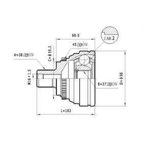 Comprar Juego de articulación, árbol de transmisión de STATIM C.330 a bajo precio de 20,04 €