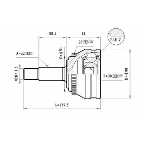 Comprar Juego de articulación, árbol de transmisión de STATIM C.334 a bajo precio de 25,81 €