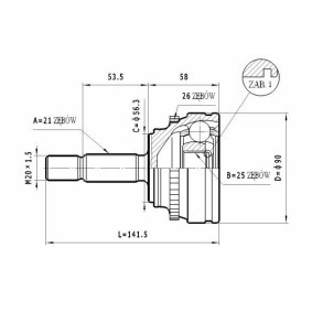 Comprar Juego de articulación, árbol de transmisión de STATIM C.347 a bajo precio de 17,16 €