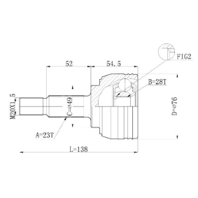 Comprar Juego de articulación, árbol de transmisión de STATIM C.361 a bajo precio de 12,72 €