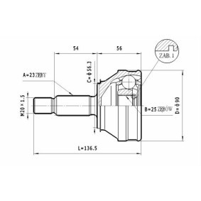 Comprar Juego de articulación, árbol de transmisión de STATIM C.364 a bajo precio de 28,99 €