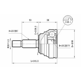 Comprar Juego de articulación, árbol de transmisión de STATIM C.365 a bajo precio de 31,48 €