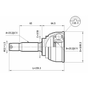 Comprar Juego de articulación, árbol de transmisión de STATIM C.455 a bajo precio de 17,16 €