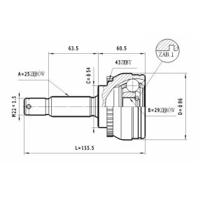 Comprar Juego de articulación, árbol de transmisión de STATIM C.459 a bajo precio de 29,06 €