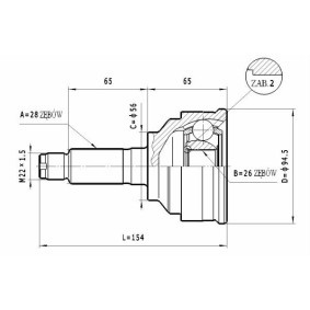 Comprar Juego de articulación, árbol de transmisión de STATIM C.461 a bajo precio de 26,02 €
