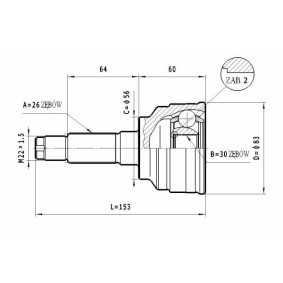 Comprar Juego de articulación, árbol de transmisión de STATIM C.464 a bajo precio de 33,05 €