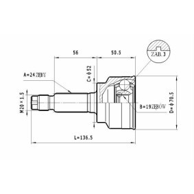 Comprar Juego de articulación, árbol de transmisión de STATIM C.468 a bajo precio de 28,96 €