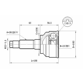Comprar Juego de articulación, árbol de transmisión de STATIM C.472 a bajo precio de 13,74 €