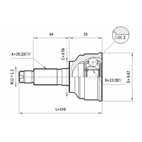 Comprar Juego de articulación, árbol de transmisión de STATIM C.474 a bajo precio de 26,10 €