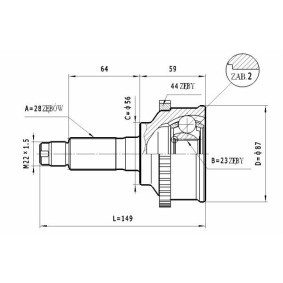 Comprar Juego de articulación, árbol de transmisión de STATIM C.479 a bajo precio de 26,13 €