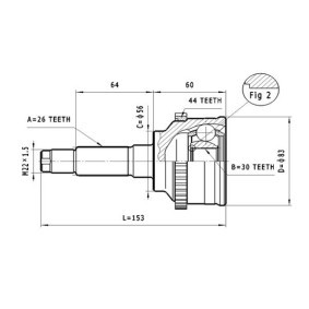 Comprar Juego de articulación, árbol de transmisión de STATIM C.480 a bajo precio de 13,74 €