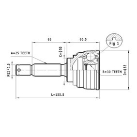 Comprar Juego de articulación, árbol de transmisión de STATIM C.621 a bajo precio de 13,72 €