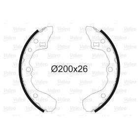 Comprar Juego de zapatas de frenos de VALEO 562702 a bajo precio de 28,03 €