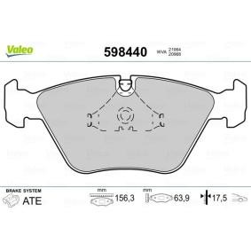 Comprar Juego de pastillas de freno de VALEO 598440 a bajo precio de 73,58 €