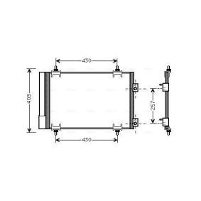 Köp Kondensor, klimatanläggning av AVA COOLING SYSTEMS CNA5231D till det låga priset 923,67 kr