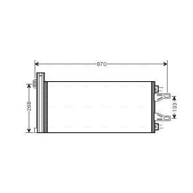 Köp Kondensor, klimatanläggning av AVA COOLING SYSTEMS CNA5248D till det låga priset 994,92 kr