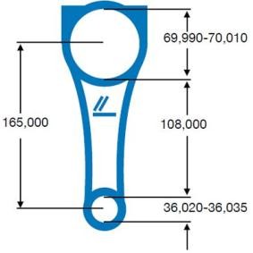 Köp Vevstake av IPSA CO000400 till det låga priset 1271,21 kr