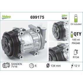 Acquista Compressore aria condizionata da VALEO 699175 a buon mercato per soli 244,55 €