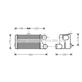 Köp Intercooler av PRASCO CR4056 till det låga priset 13319,41 kr