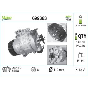 Acquista Compressore aria condizionata da VALEO 699383 a buon mercato per soli 301,26 €