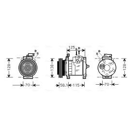 Klimakompressor CRAK094 von AVA COOLING SYSTEMS günstig für 491,47 € online kaufen