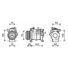 Achetez des Compresseur de climatisation AVA COOLING SYSTEMS CRAK128 à prix pour 581,64 €