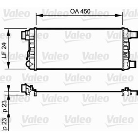 Achetez des Radiateur du moteur VALEO 730309 à prix pour 60,54 €