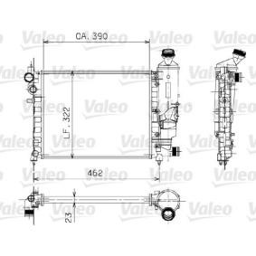 Achetez des Radiateur du moteur VALEO 730372 à prix pour 53,46 €