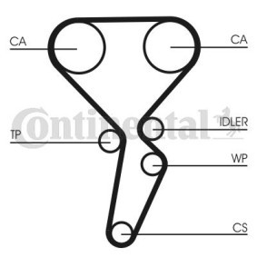 Comprar Kit de correa de distribución de CONTITECH CT1179K3 a bajo precio de 90,24 €