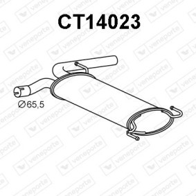 Endschalldämpfer CT15137 von VENEPORTE günstig für 85,85 € online kaufen