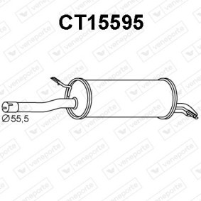 Endschalldämpfer CT15595 von VENEPORTE günstig für 130,41 € online kaufen
