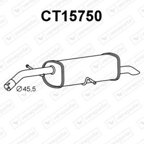 Endschalldämpfer CT15750