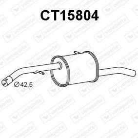 Endschalldämpfer CT15804